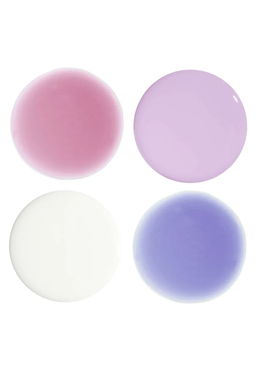 Nails Inc Marble Moment neglelakksett 4-pk krem longwear