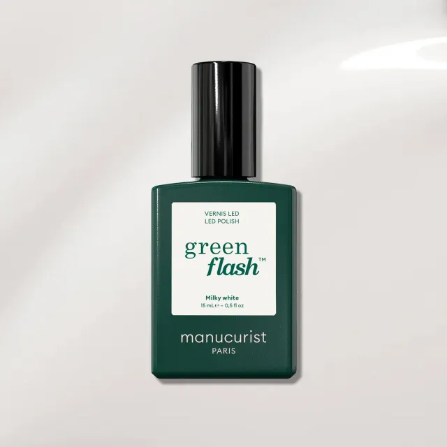 Manucurist Green Flash Milky White neglelakk melkehvit