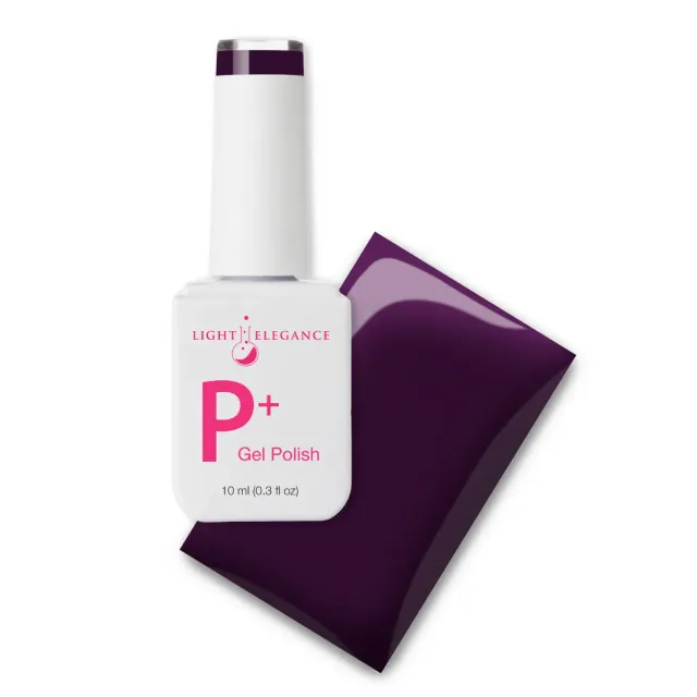 Light Elegance P+ Dirty Little Secret gellakk 10 ml mørk plomme