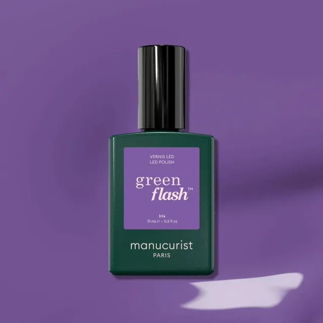 Manucurist Green Flash Iris gel neglelakk lilla