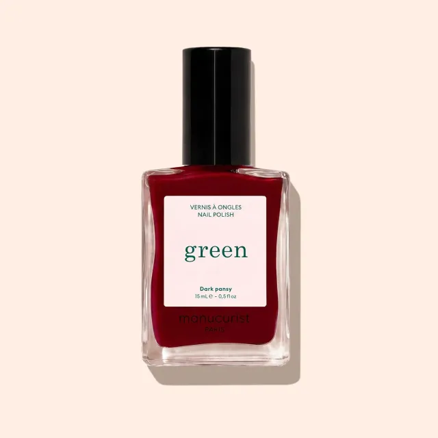 Manucurist Green Dark Pansy neglelakk bordeaux