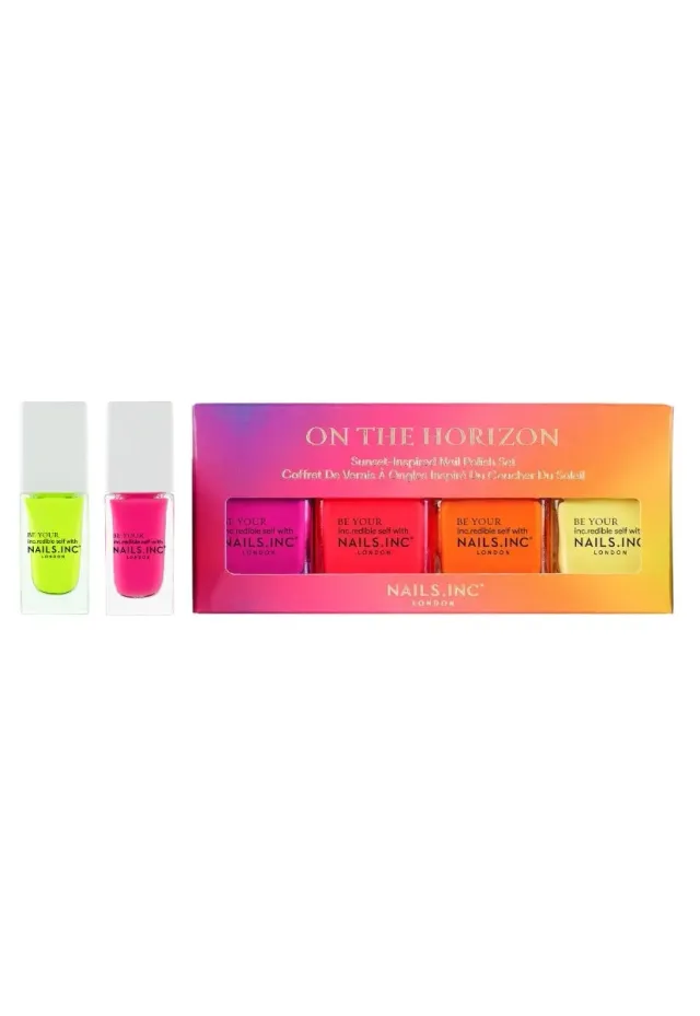 Nails Inc Let It Be Neon neglelakksett 3-pk neon