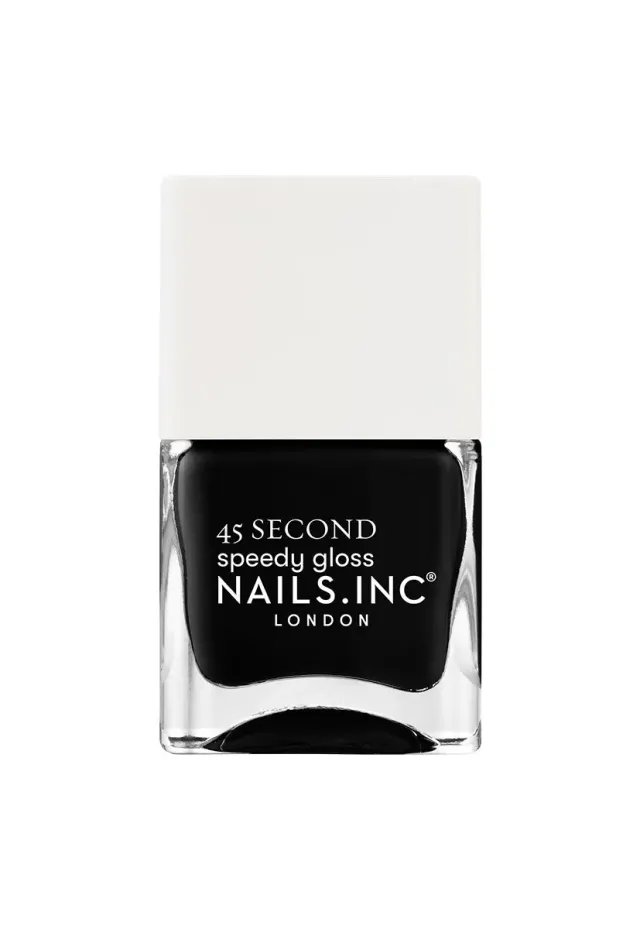 Nails Inc 45 Second Cambridge Calls My Name neglelakk svart
