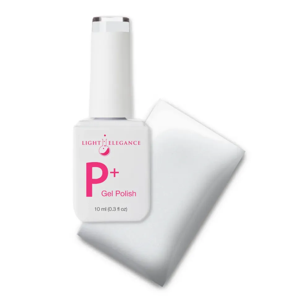 Light Elegance P+ White Swimsuit gel polish 10 ml perlehvit