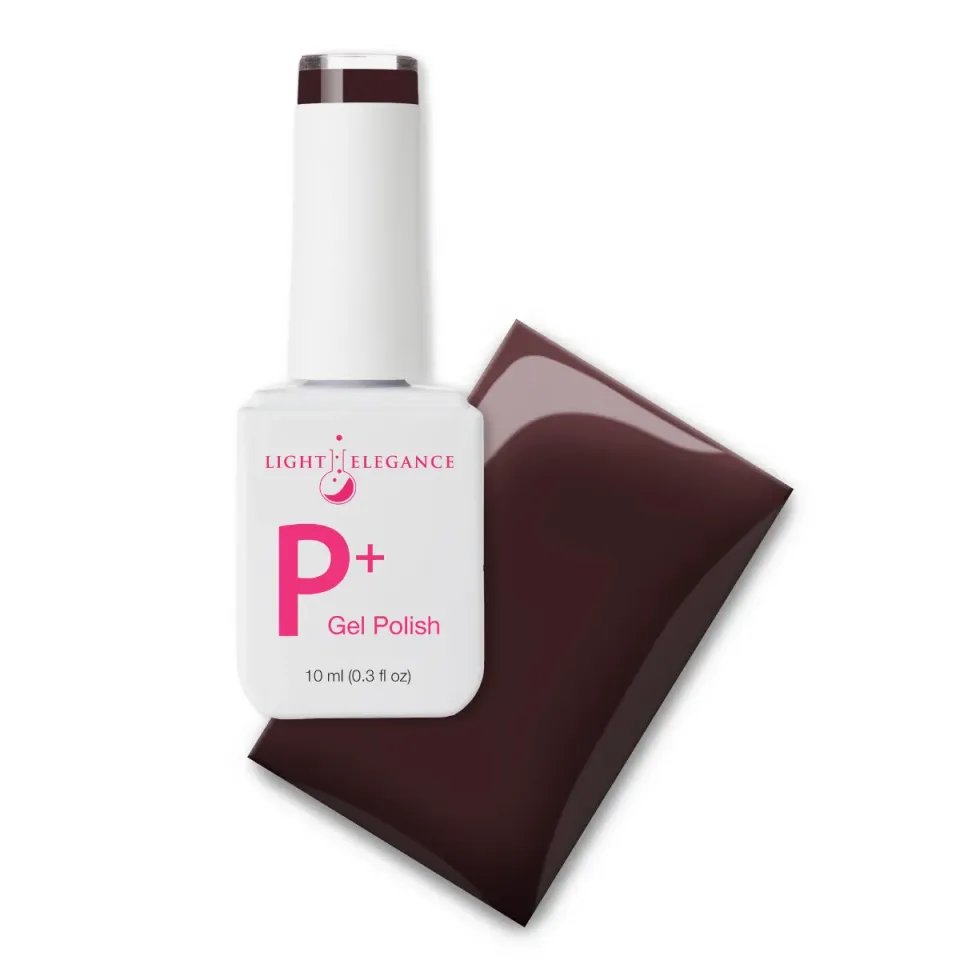Light Elegance P+ Hangover gellakk 10 ml mørkebrun