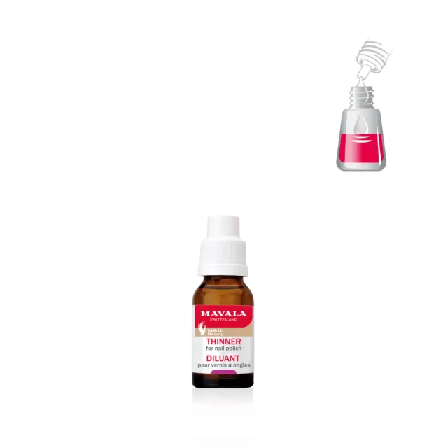 Mavala Thinner neglelakktynner for tykk lakk flytende