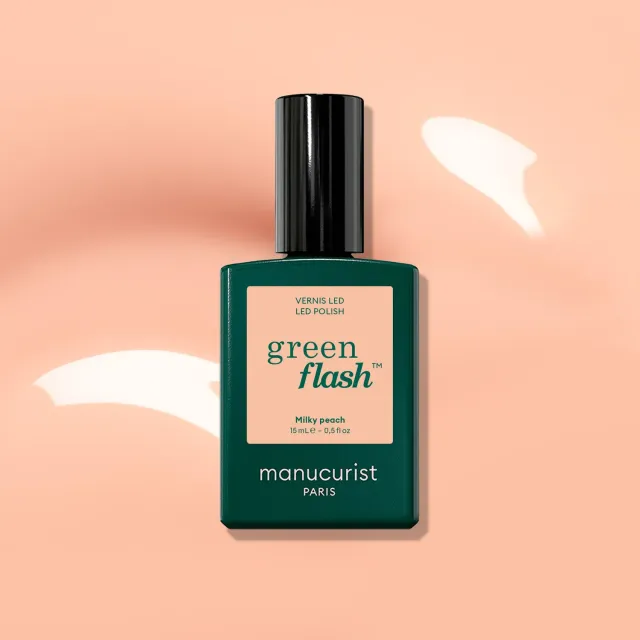 Manucurist Green Flash Milky Peach gellakk melkefersken