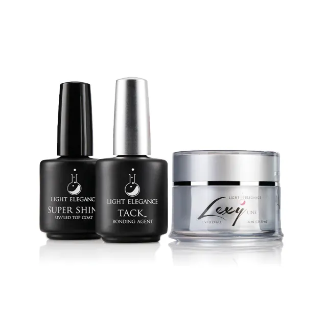 Light Elegance Lexy Line Bigger Bundle bygggele 30 ml klar HEMA-fri