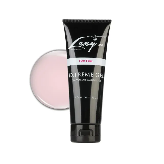 Light Elegance Lexy Line Soft Pink Extreme byggel 120 ml