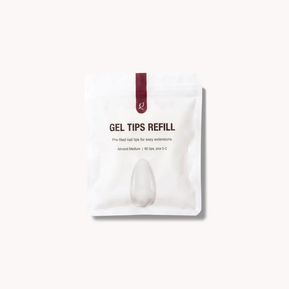 The Gel Collection Almond Medium geltips refill 60 stk