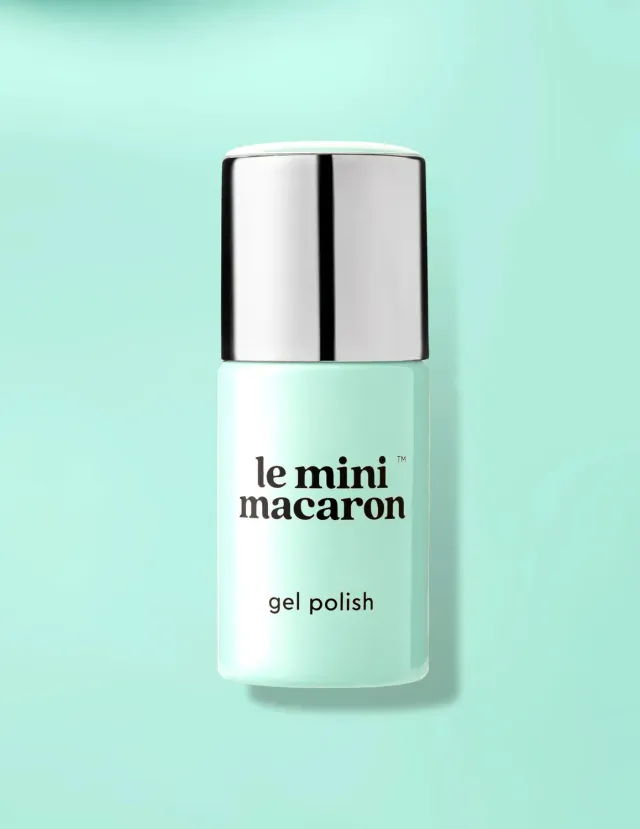Le Mini Macaron Mint Chocolate Chip gellakk 8,5 ml mintgrønn