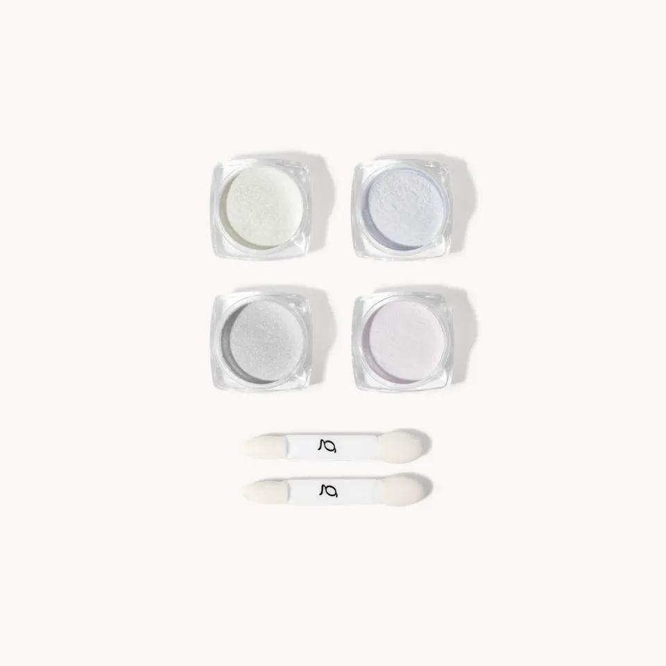 The Gel Collection Pearl Powder neglepulver 4 stk perlemor