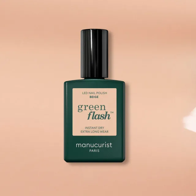 Manucurist Green Flash Beige gellakk nude transparent
