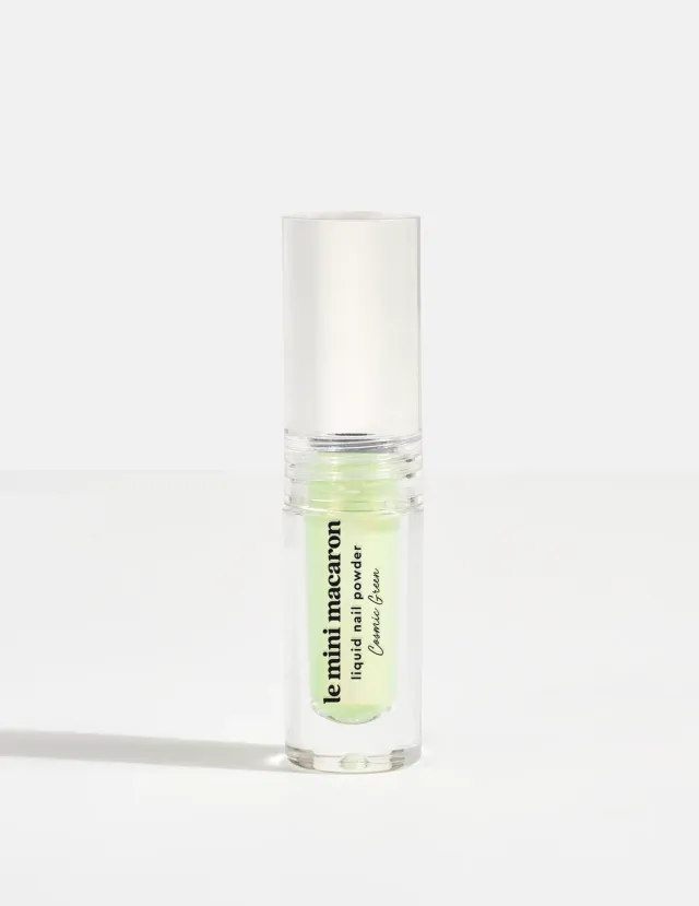 Le Mini Macaron Stardust Cosmic Green neglepulver 2 ml
