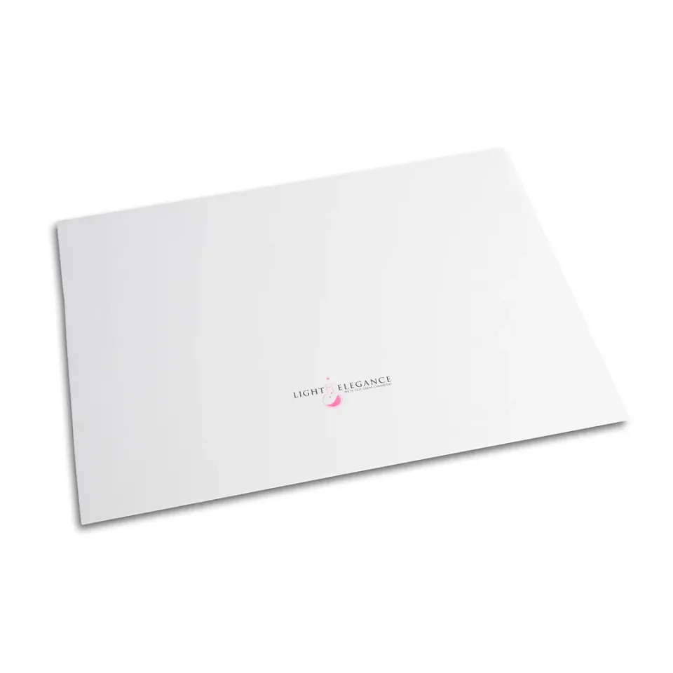 Light Elegance Silicone Nail Desk Matte silikon hvit