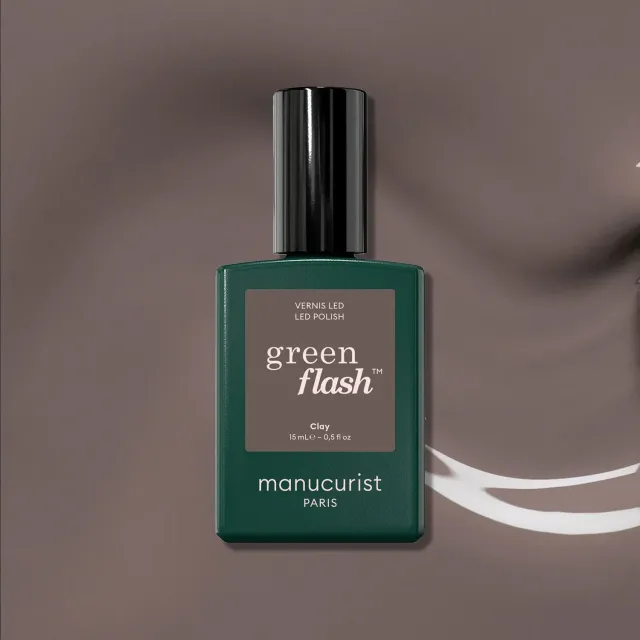 Manucurist Green Flash Clay gellakk taupe dekkevne