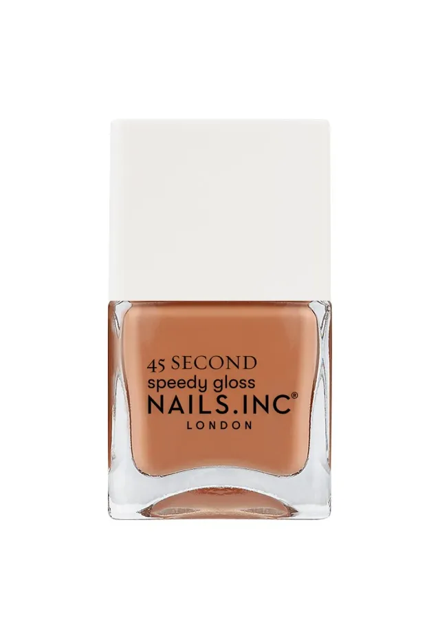 Nails Inc Hustle In Hackney neglelakk brun 45 second