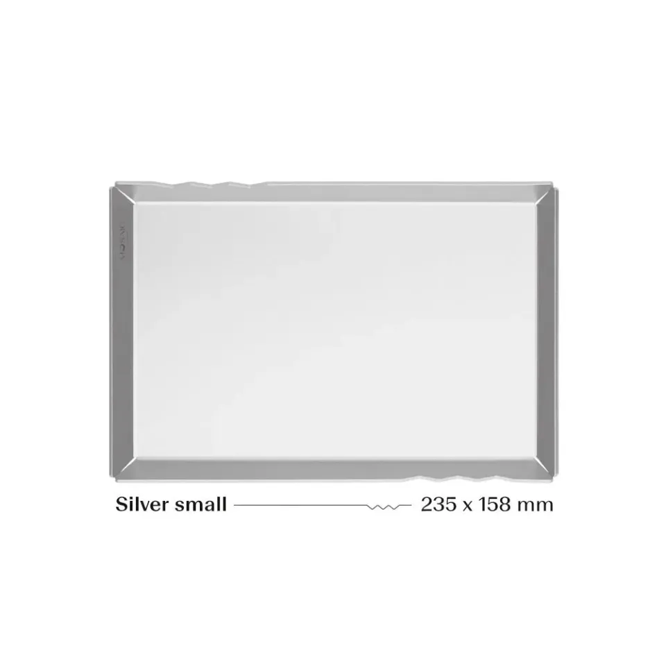 Boz Beauty Lounge Nail Tray brett sølv liten