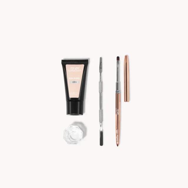 The Gel Collection Polygel Reinforcement tilleggspakke pink shimmer
