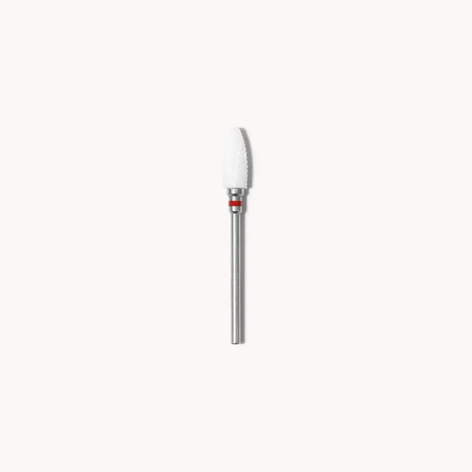 The Gel Collection Oval Fine Red keramisk bit Two Way fin