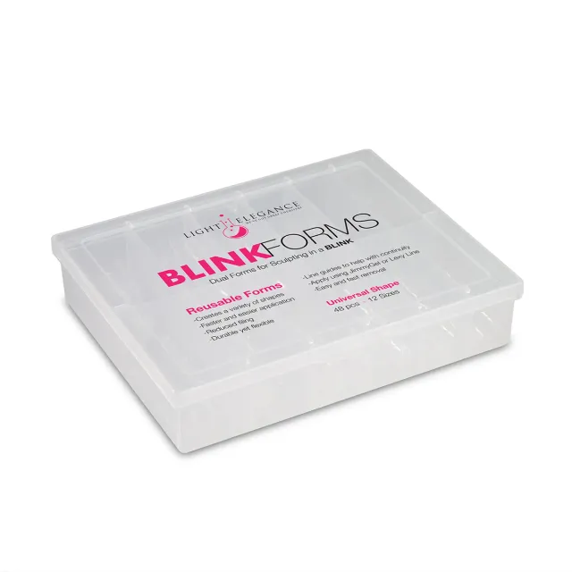 Light Elegance BLINKForms Universal negleformer 48 stk gjenbruk