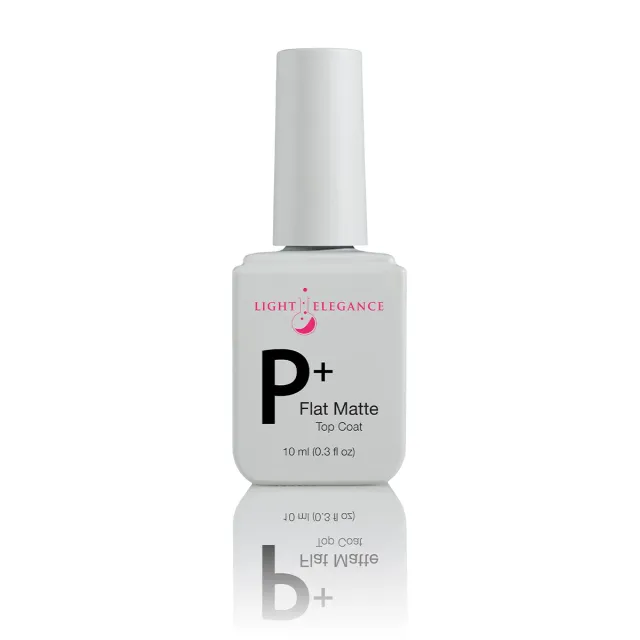 Light Elegance P+ Flat Matte top coat 10 ml matt finish