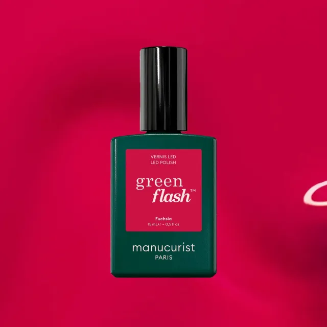 Manucurist Green Flash Fuchsia gelneglelakk rosa