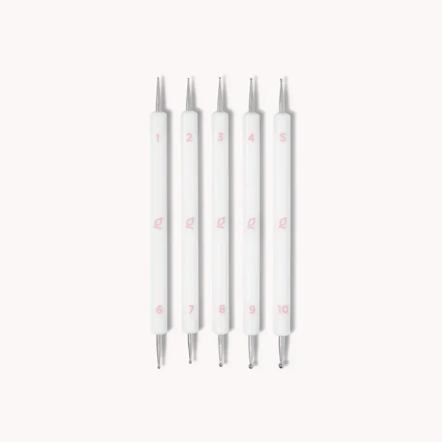 The Gel Collection Dotting Tools Kit prikkeverktøy med etui