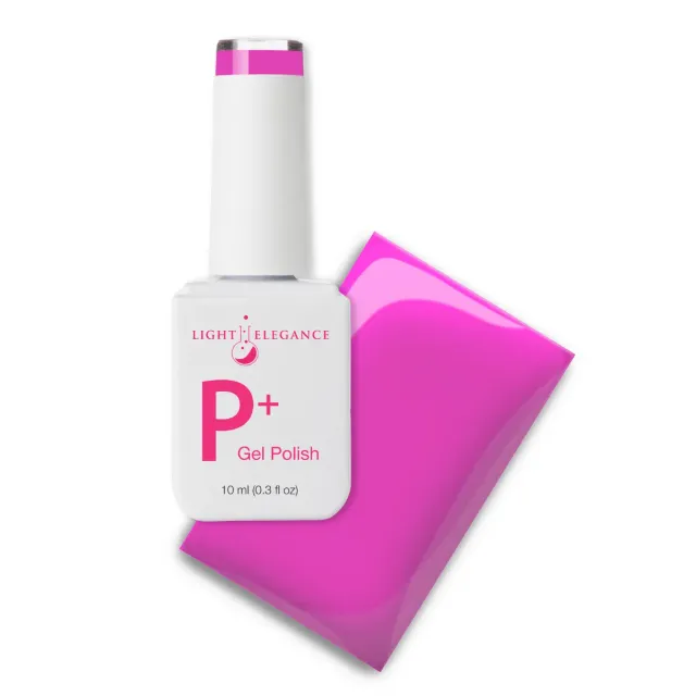 Light Elegance P+ Fuchsia Jelly gellakk 10 ml transparent
