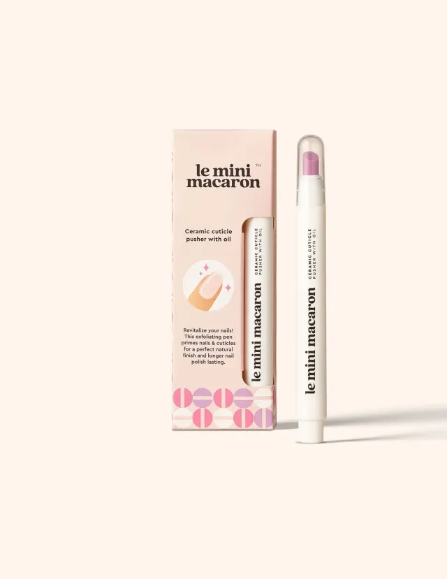 Le Mini Macaron Ceramice neglebåndspenn 1,5 ml olje