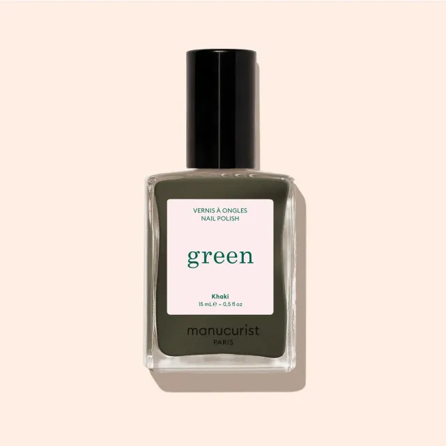 Manucurist Green Khaki neglelakk grågrønn opaque