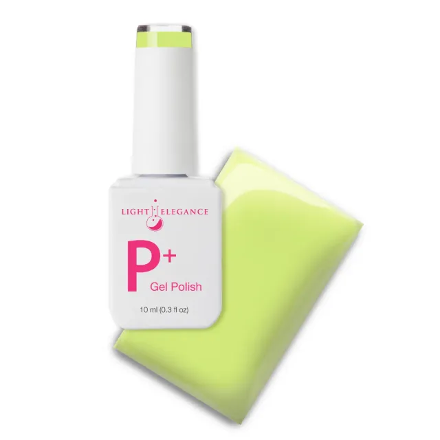 Light Elegance P+ Lemon Lime Jelly gelelakk 10 ml gul