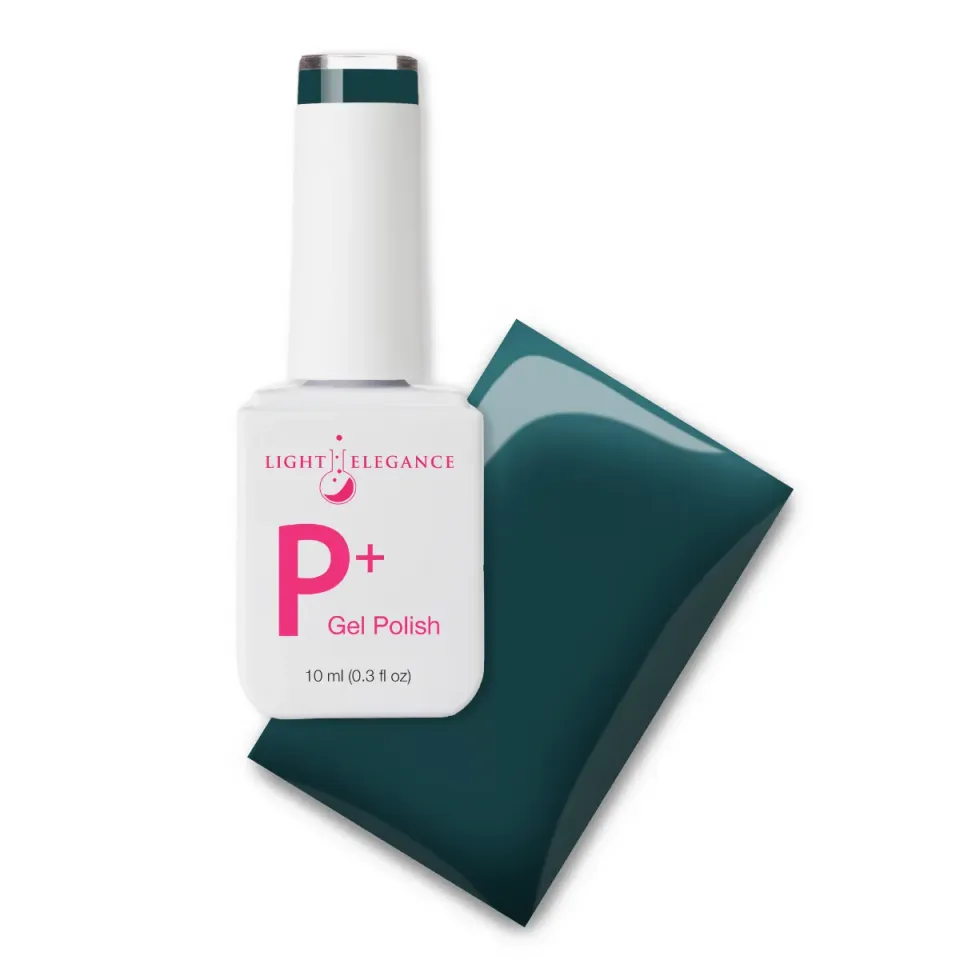 Light Elegance P+ Mr. Peabody gel polish 10 ml mørk teal krem