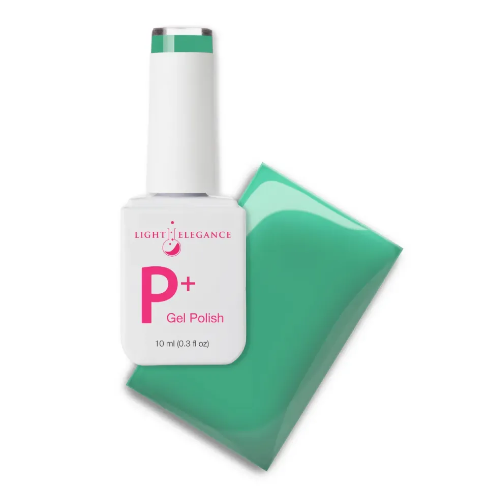 Light Elegance P+ Emerald Jelly gellakk 10 ml smaragdgrønn