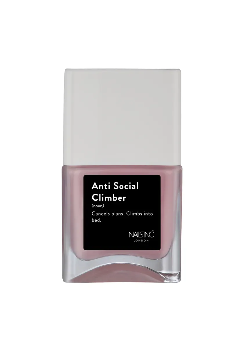 Nails Inc Anti-Social Climber neglelakk rosa vegan