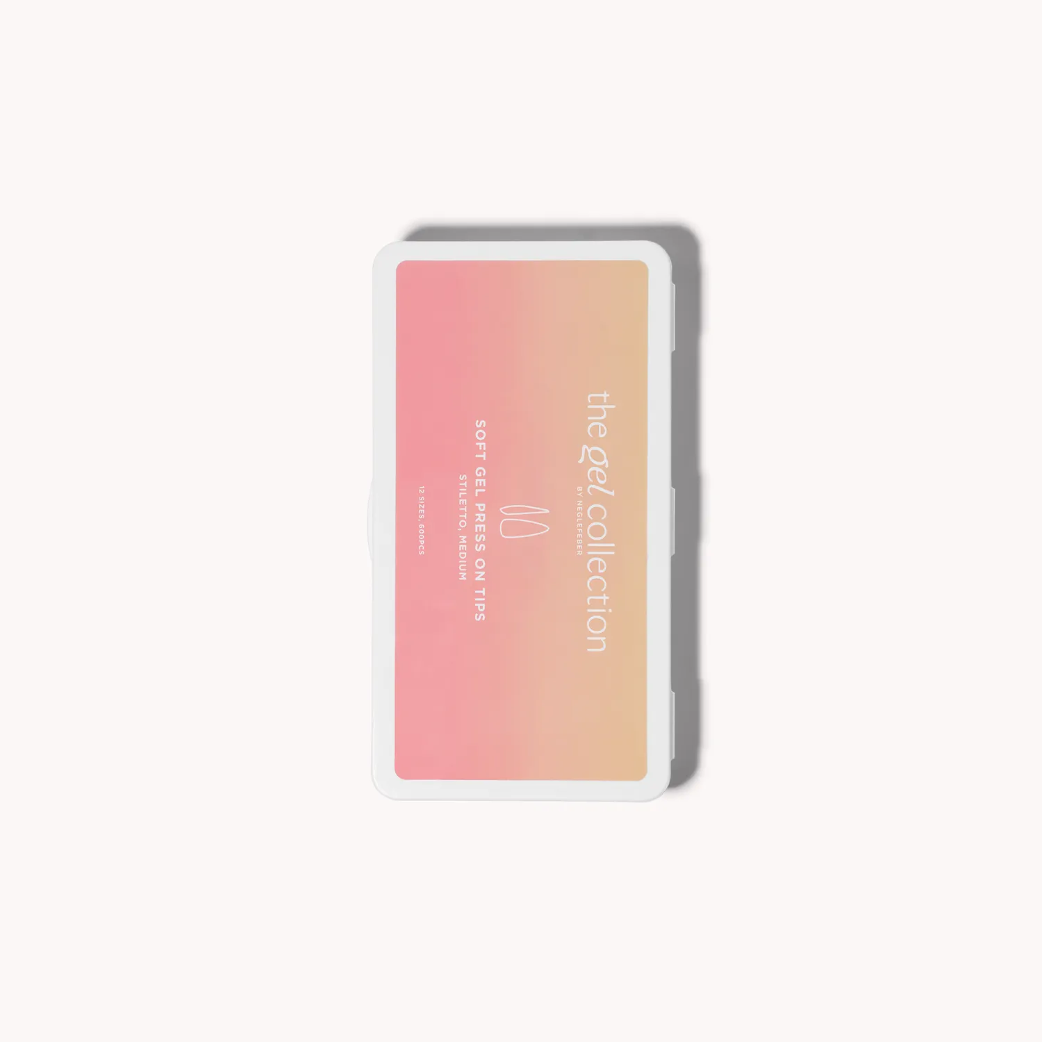 The Gel Collection Press On Stiletto Medium negletipper 600 stk