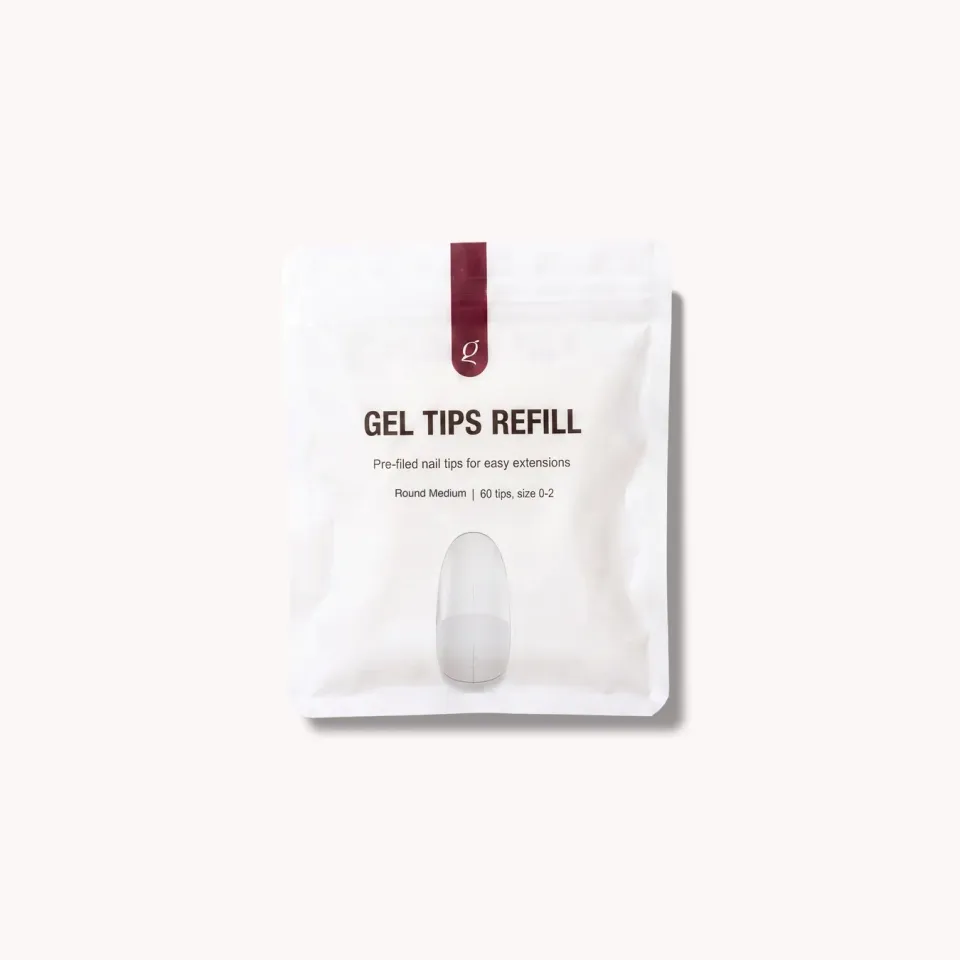 The Gel Collection Round Medium geltips 60 stk refill