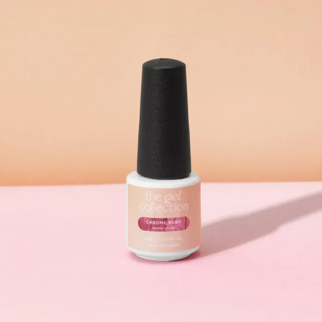 The Gel Collection Watercolor Chrome Ruby nail art 5 ml
