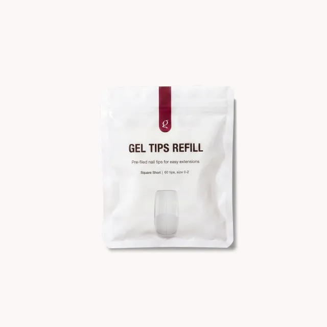 The Gel Collection Square Short geltips refill 60 stk 0-2