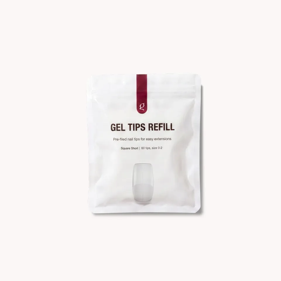 The Gel Collection Square Short geltips refill 60 stk 0-2