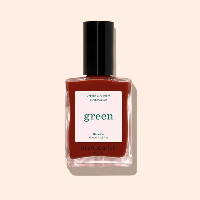 Manucurist Green Bohème neglelakk mørk rød