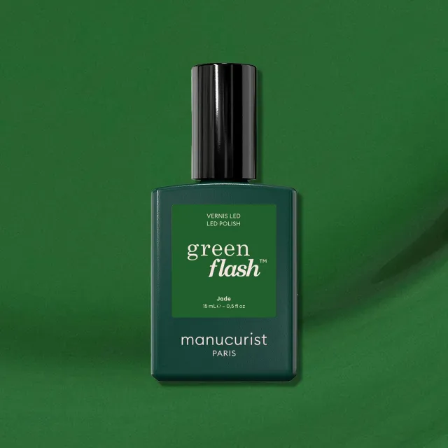 Manucurist Green Flash Jade neglelakk grønn opak